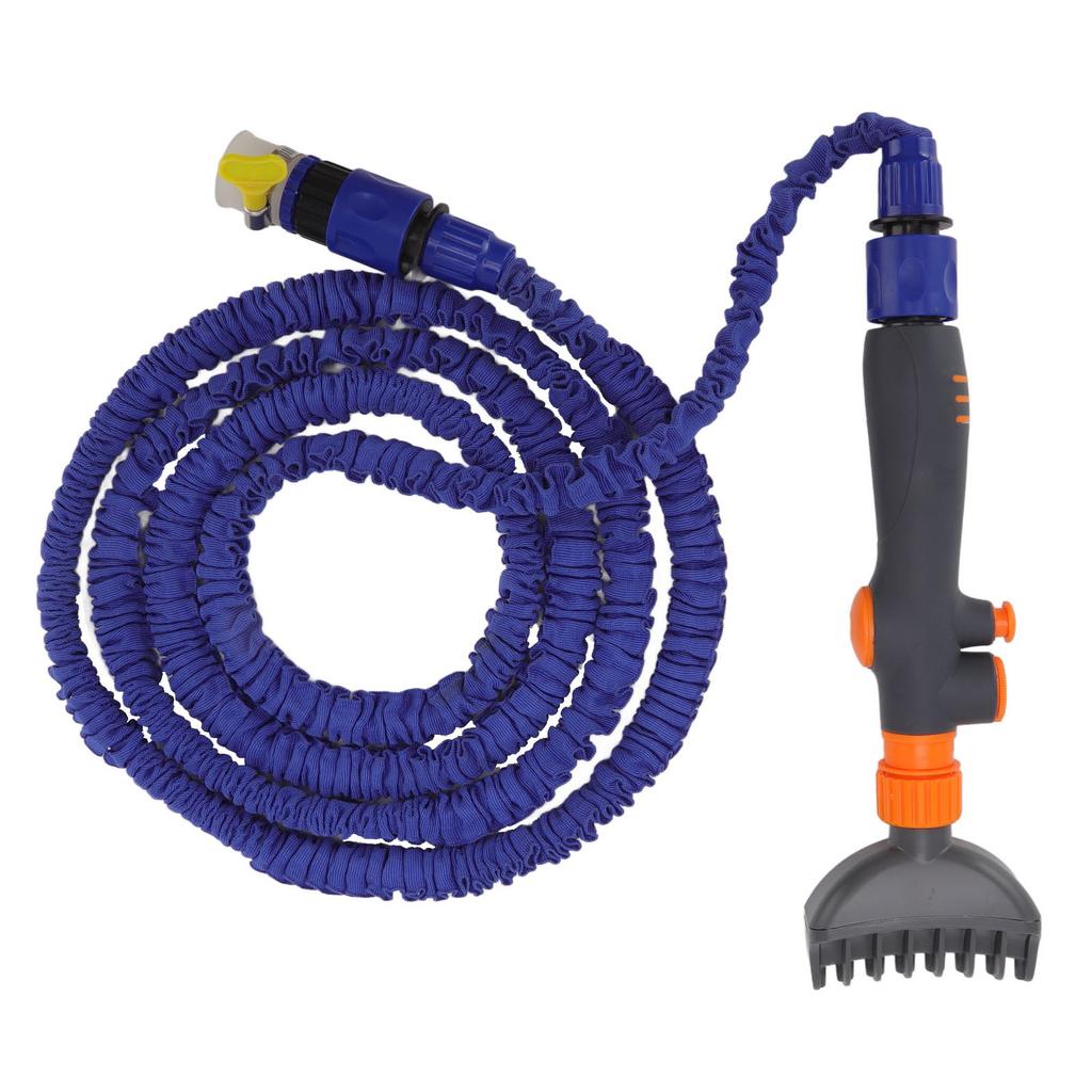 Cartridge Filter Cleaning Comb Orange Handheld Rinse Tool with Water Pipe for Swimming Pool