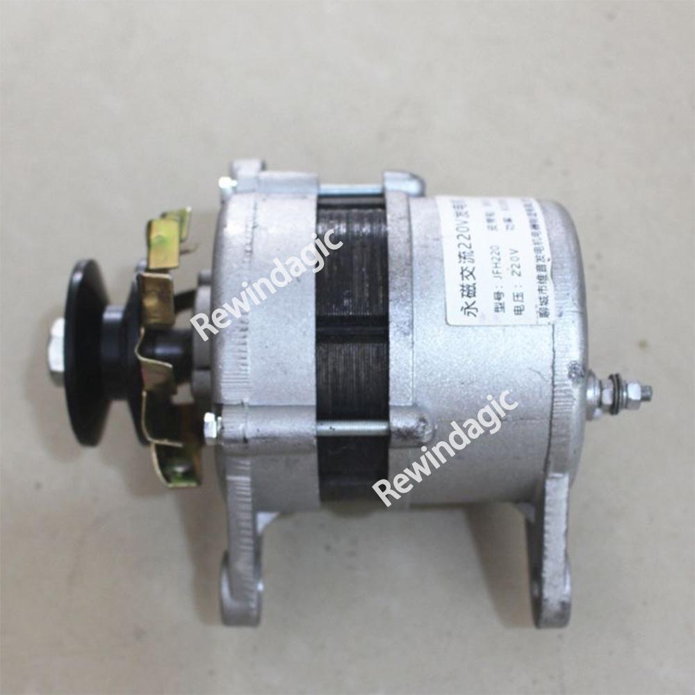 Gerador de Alta Potência 2000W CC 12V 24V Ímã Permanente Sem Escovas Tensão Constante Doméstico Fio de Cobre Puro Núcleo Pequena Potência