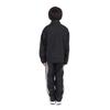 Adidas KPX97 RDY Brushed Tricot Woven Tracksuit Black J150 Kids' Must-Have Loose-Fit WIND. Color-Block Set, (JP4926)