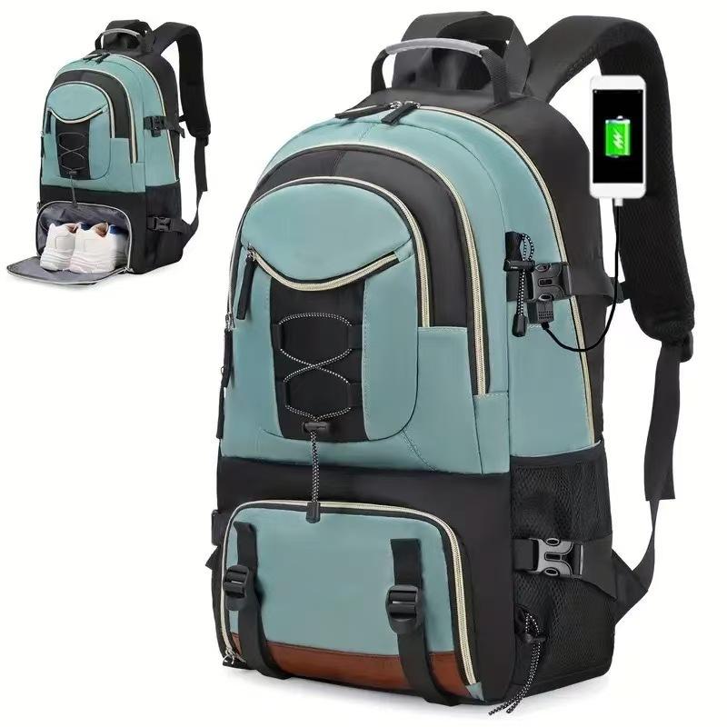 Mountaineering Bag Large Capacity Outdoor Backpack Hiking Bag Breathable And Wear-Resistant Backpack