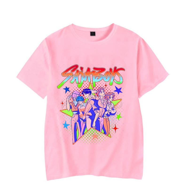 Fashion KPop Demon Hunters Jinu Tshirt Saja Boys Short Sleeve Men Women Tees Casual Crewneck Anime KPop Demon Hunters T-shirts