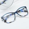 Fashion Geometric Square Anti Blue Light Reading Glasses for Women Relieve Eyestrain Reader Glasses   New