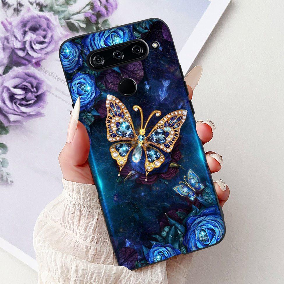 Funda For LG V40 ThinQ Case Cover Silicone Luxury Fashion Cute Cat Cool Shockproof Bumper Casing For LG V405 LM-V405 LM-V409N