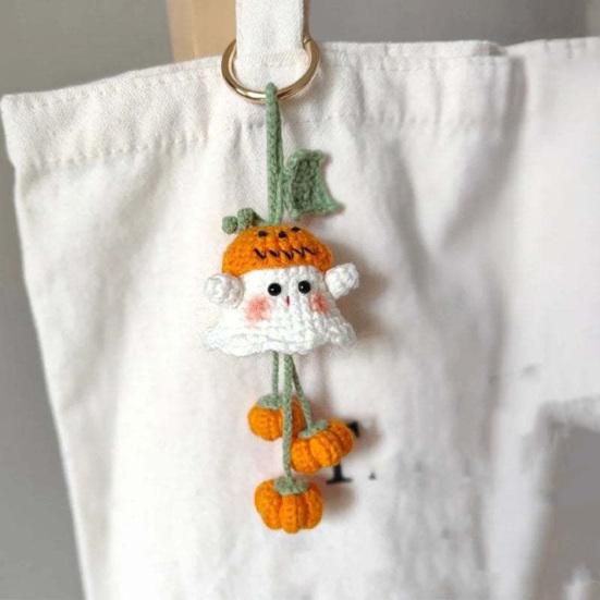 Halloween 3D Decoration Soft Plush Ghost Pendant Whimsical Halloween Accessories