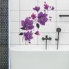 Kreative Retro Lila Ranke Badezimmer Dekoration und Verschönerungsaufkleber
