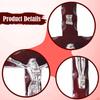 Wall Crucifix Cross Wood Jesus Sculpture Christian Figurine Pendant Religious Statue Home Decor