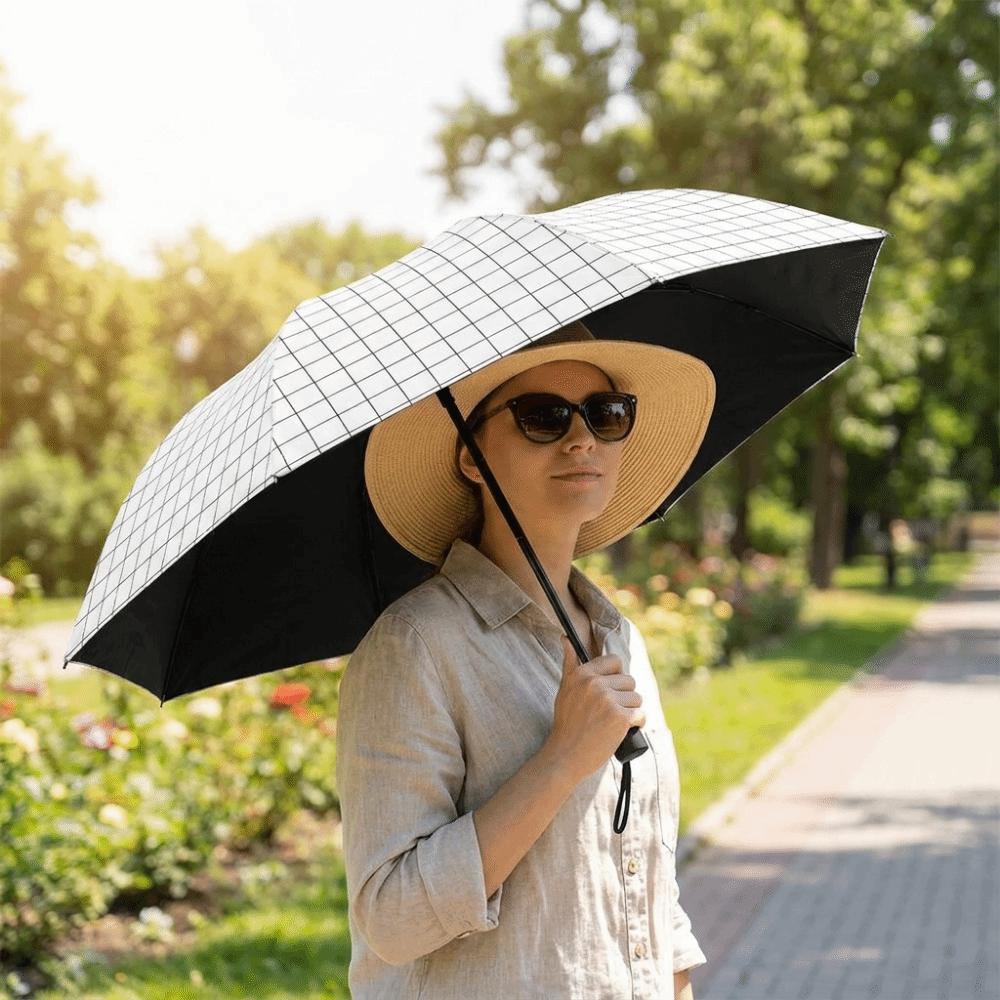 Manual Dual Use Umbrella Windproof Rain Umbrella Minimalist UV Protection Umbrella  Summer