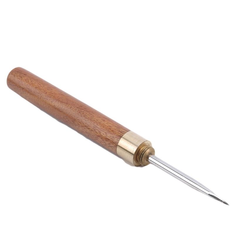Sandalwood Tea Stainless Steel Knife Dedicated Tea Needle Tea Accessories Teasets Spiral Tea Knife