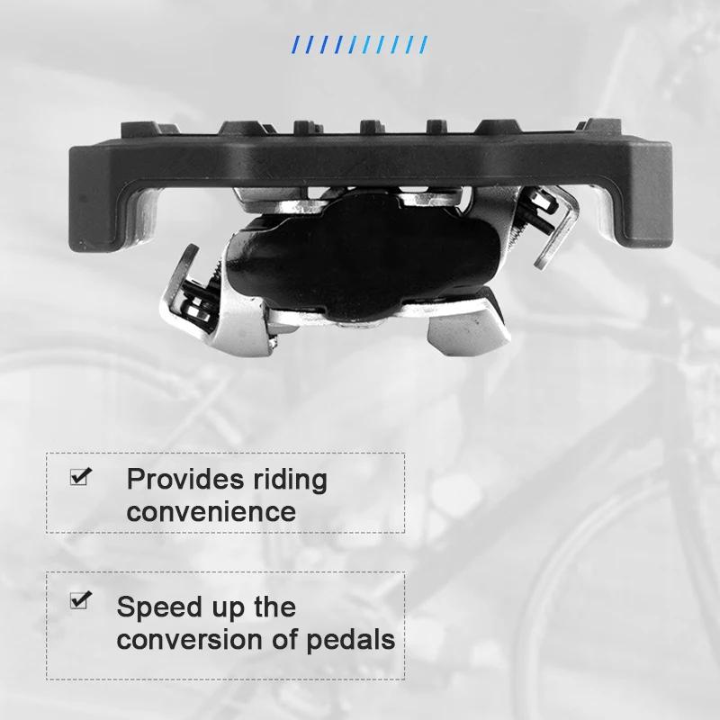 MTB Bike Clipless Pedals Converter To Flat Pedal Carbon Nylon Bicycle Pedal Converter Suit for Shimano M520/M540/M8000/M9000