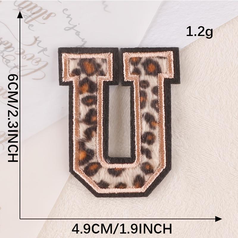 3pcs Flannel Iron-On Letter Patches, Embroidered Letter Patches, Suitable for Clothing, Dresses, Hats, Jeans, Shoes, Bags, DIY Materials