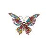 Broche Mariposa de Cristal Acrílico - Elegante Accesorio para Traje de Mujer y Cheongsam