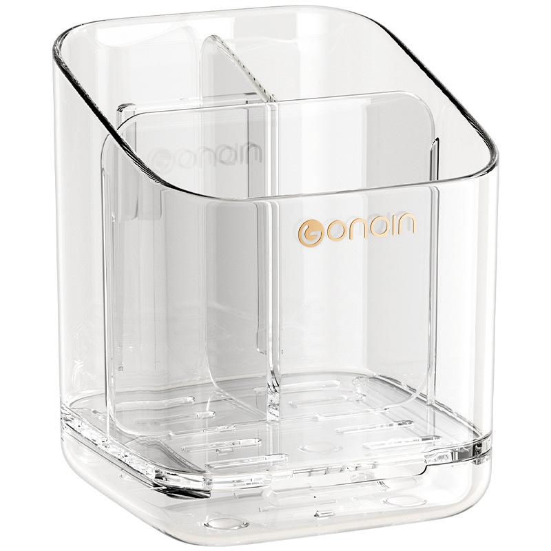 Wall-mounted Toothbrush Rack, No Need for Drilling, Bathroom Comb and Toothpaste Storage Wonder, Electric Toothbrush Rack