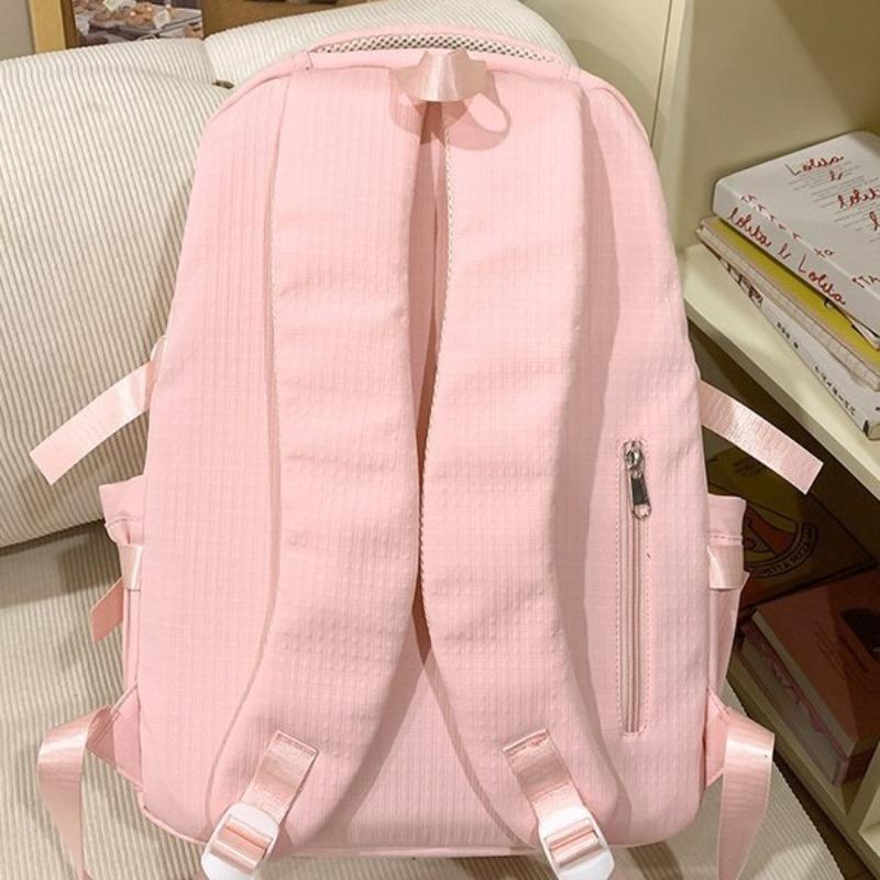 School Bag New High Value Fresh Sweet Candy Color Backpack Junior High School Students Lightweight Travel Backpack