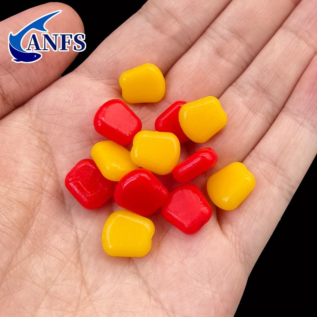 50pcs Ultra-Realistic Corn Kernels Fishing Lure Soft Fishing Bait Cool Fishing Tackle Pesca