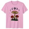 Mushroom Moon Phase Design Nature TShirt Celestial Witchy Birthday Gift