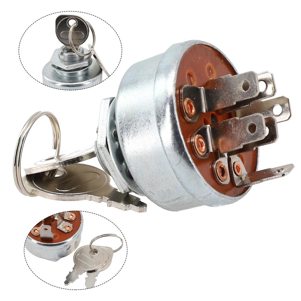 Ignition Starter Switch with Keys for Toro Groundsmaster 172, 322, 325 Tractor