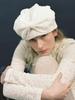 Eosseomnijeu Turban Hat_Ribbon_Lace White