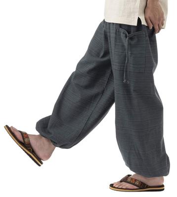 Ethnische Baumwolle Sarouel Elastisch Einfach Plus Thai Harem Aladdin [Captain Kei] Hosen, Taille, Hosen, Herren Größen, Hosen, Hosen, Stil, Yoga, Lang, Asiatisch,