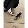 Retro flat bottom inner height increase shallow mouth single shoes 2026 spring and autumn with skirt Mary Jane shoes