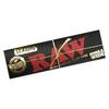 5-Pack RAW Classic Black Gold Singles (50 Count) - 5-Pack [Hand-Rolling Papers/Additive-Free]