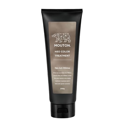 

Neo Color Butter Ash Milk Tea Color Treatment by MOUTON, 250g, for Hair Color Care in Beige, Greige, and White Beige [Bleach Care and Hair Repair]