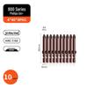800-Character Electric Screwdriver Set, 4mm Diameter, Round Shank & Handle, Fine Head Bits PH0 PH1