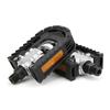 Bicycle Pedal Bike Accessories Aluminum Alloy Saw‑Shaped Edge Foot Ball Bilateral Foldable