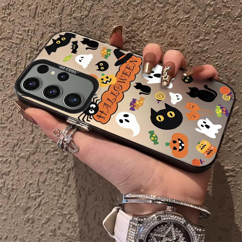 Ghost Halloween Frosted Case for Samsung Galaxy S25 S24 S23 S22 Ultra S21 Plus S20 FE A73 A72 A71 A56 A55 A54 A53 Acrylic Cover