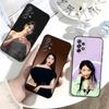 Singer I-IU L-Lee Ji Eun Phone Case For Samsung S25,S24,S21,S22,S23,S30,Ultra,S20,Plus,Fe,Lite,Note,10 Black Soft Shell