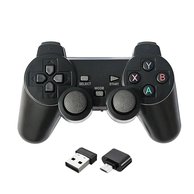 S USB OTG Type-C Converter Wireless Controller 2.4Ghz Gamepad Joystick for PS2/PS3 /Android TV BOX Phone