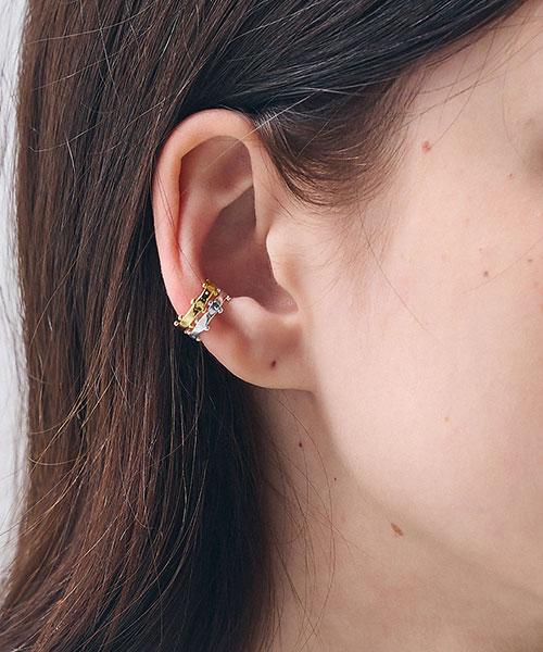 Dana Burton Point Bead Ear Cuff