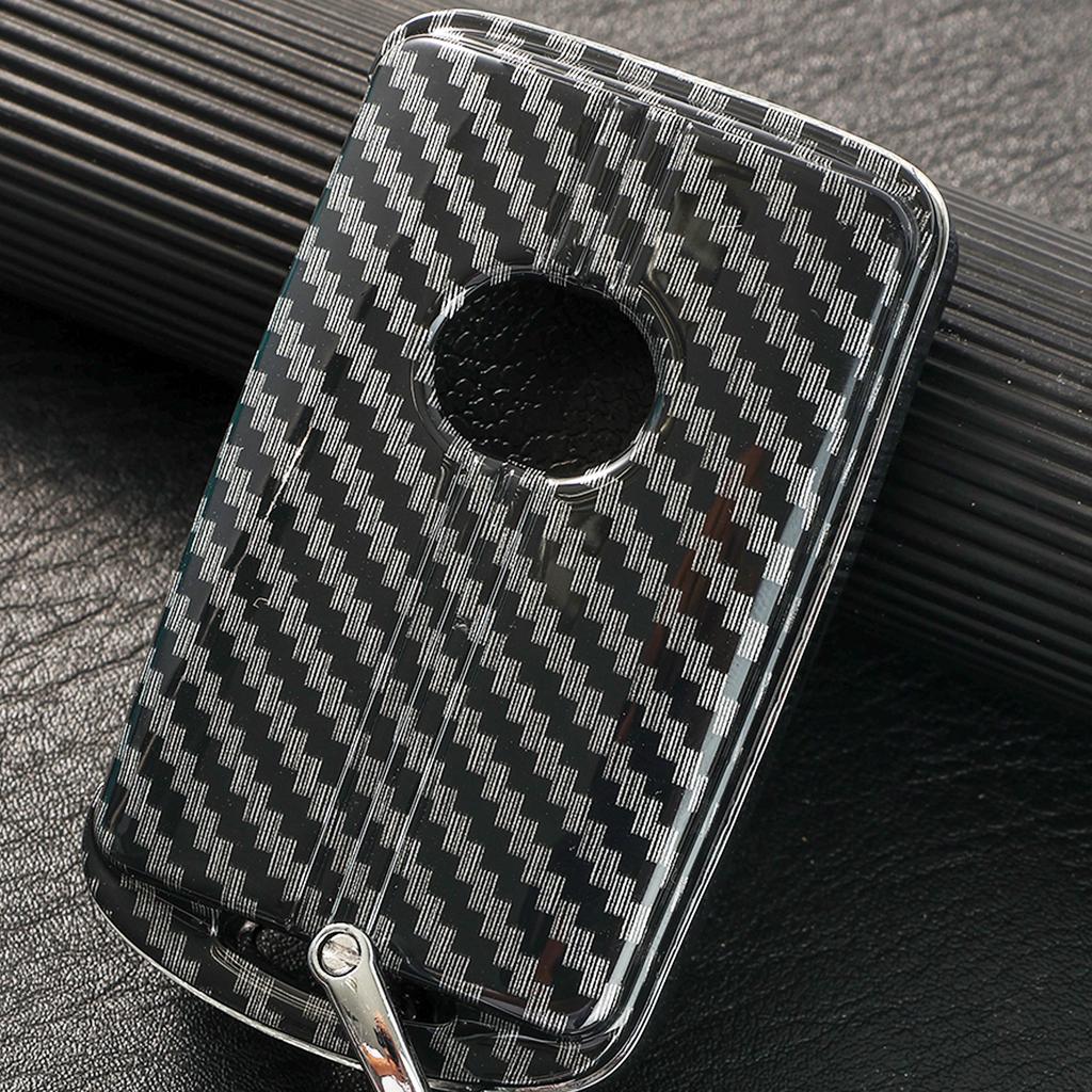 For Mazda 3 6 CX30 CX50 MX5 CX3 CX5 CX9 2021 2022 2023 Remote Carbon Fiber 2 3 4 Button Key Fob Cover Case Shell Holder Protect