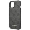 Guess Guhcp14Sg4Gfgr Iphone 14 / 15 / 136.1 Szary/Grey Twarde Etui 4G Metalowe Złote Logo