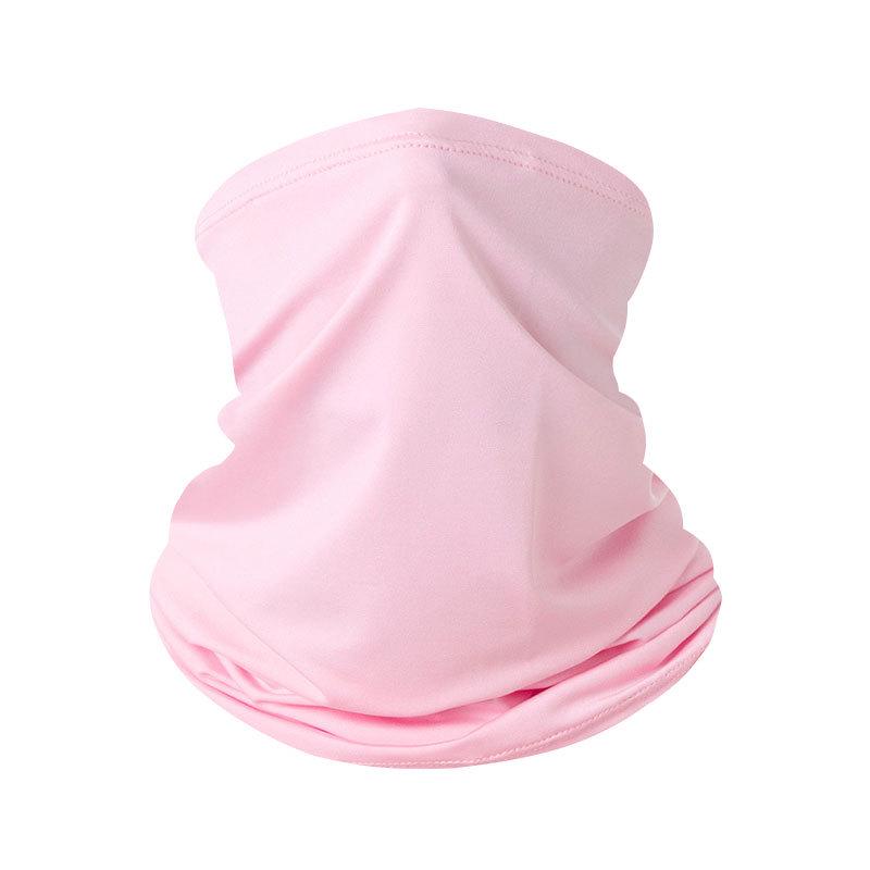 Summer Outdoor Cycling Milk Silk Face Mask: Sun Protection Neck Gaiter, Multifunctional Headscarf, Neck Warmer