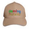 Gaming Forever Logo Baseball Cap Vintage Tea Hat Designer Cap Sun Caps Elegant Womens Hats Unisexs