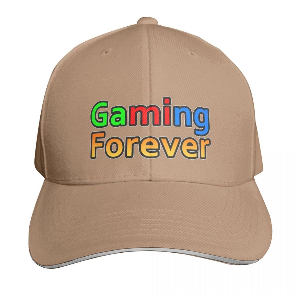 Gaming Forever Logo Baseball Cap Vintage Tea Hat Designer Cap Sun Caps Elegant Womens Hats Unisexs