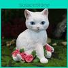 Simulated Cat Resin Model Tabletop Figurine Micro Landscape Decoration Garden
