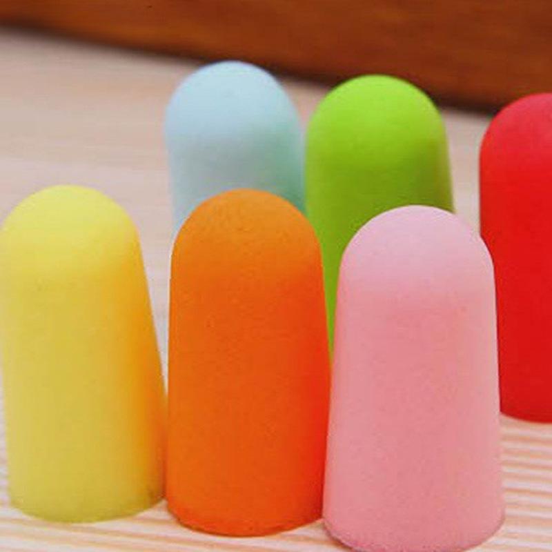 Individually Packaged Disposable Soundproof Sponge Earplugs for Sleep