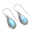 Natural Republic Larimar Edelstein 925 Sterlingsilber Ohrring 1,50" d7t46