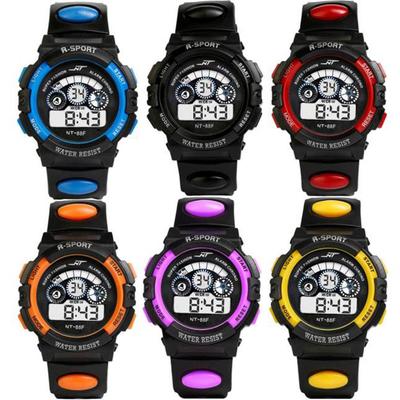 Waterproof Mens Boy's Digital LED Quartz Alarm Date Sports Wrist Watch
