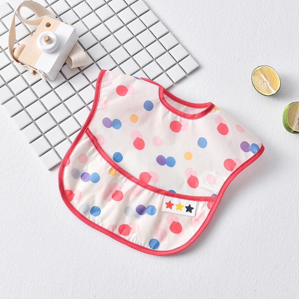 Waterproof Soft Bib for Babies & Toddlers, Long Sleeve Smock, Anti-fouling, Easy To Clean, Comfortable, Suitable for Eating