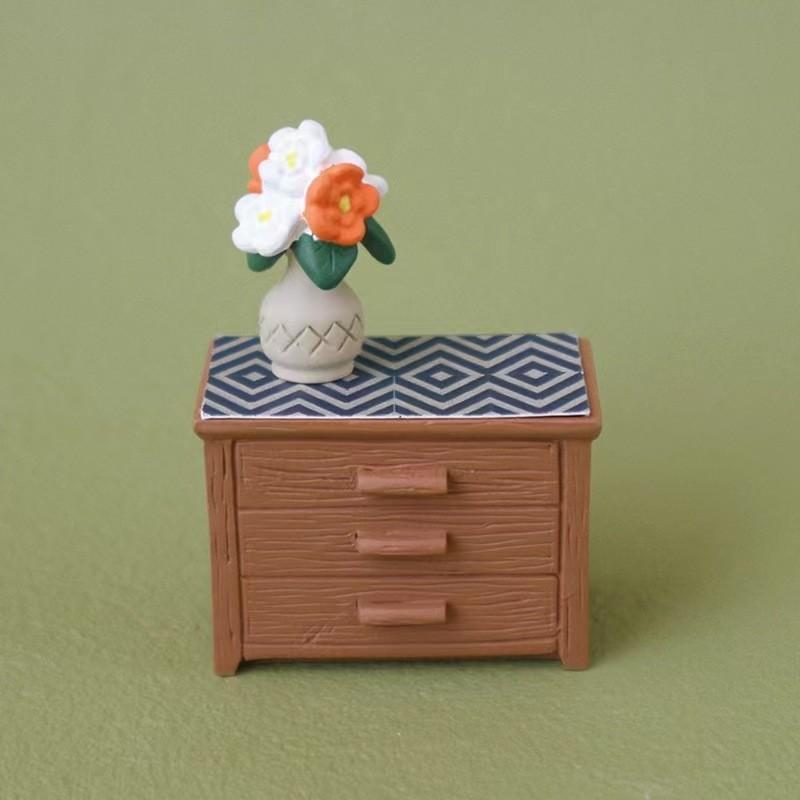 Cat Decor Resin Figurine Small Ornament For Home Office