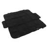 Back Seat Extender Foldable Dog Car Seat Cover Waterproof Black Pet Bridge Platform