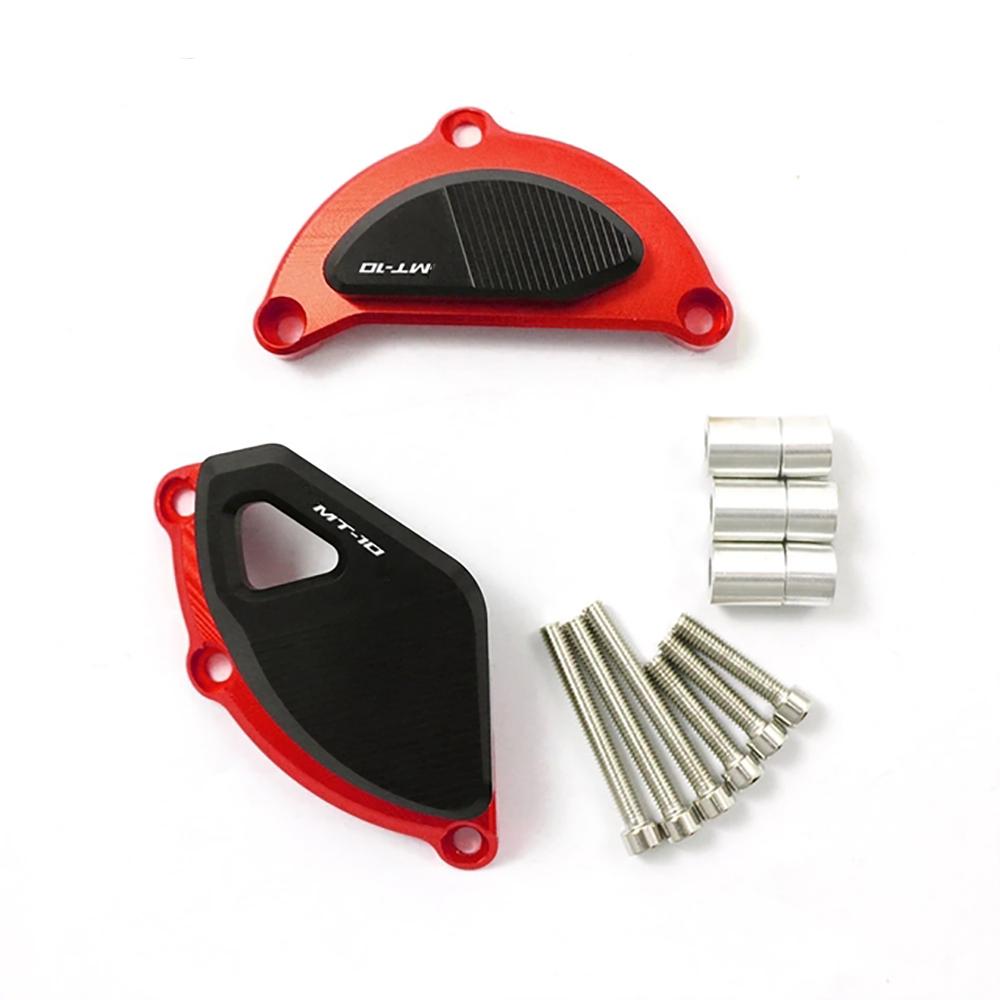 

Для Yamaha MT-10 MT10 MT 10 FZ10 FZ-10 2015-2025 мотоциклетный корпус двигателя статор крышка защита от удара рама слайдеры красный