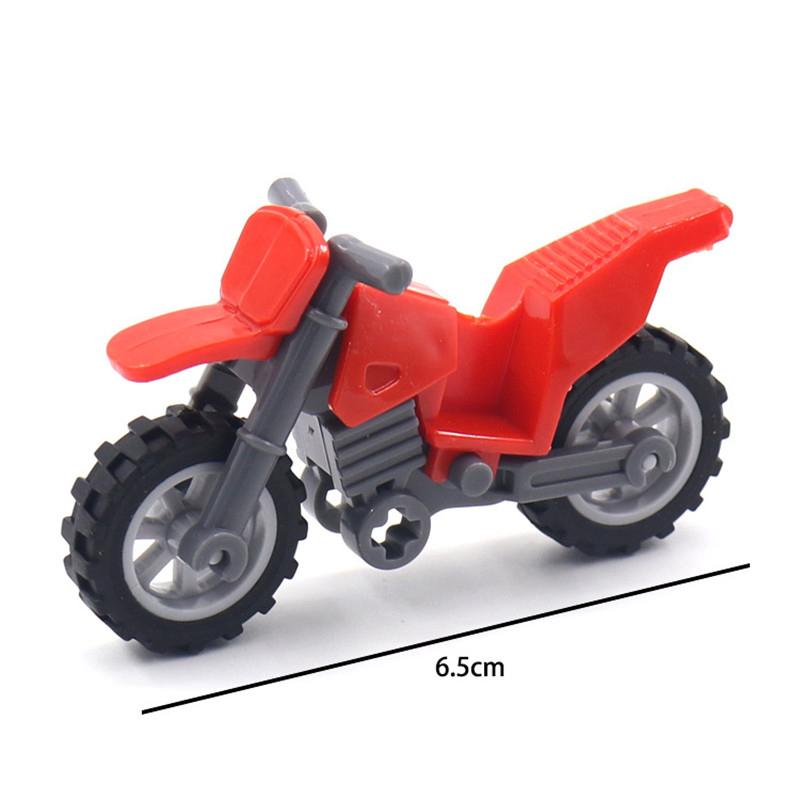 Military Motorcycle Car Weapon Model Building Blocks Educational Toys for Children Gifts City Military Motor Kids Gifts Toy