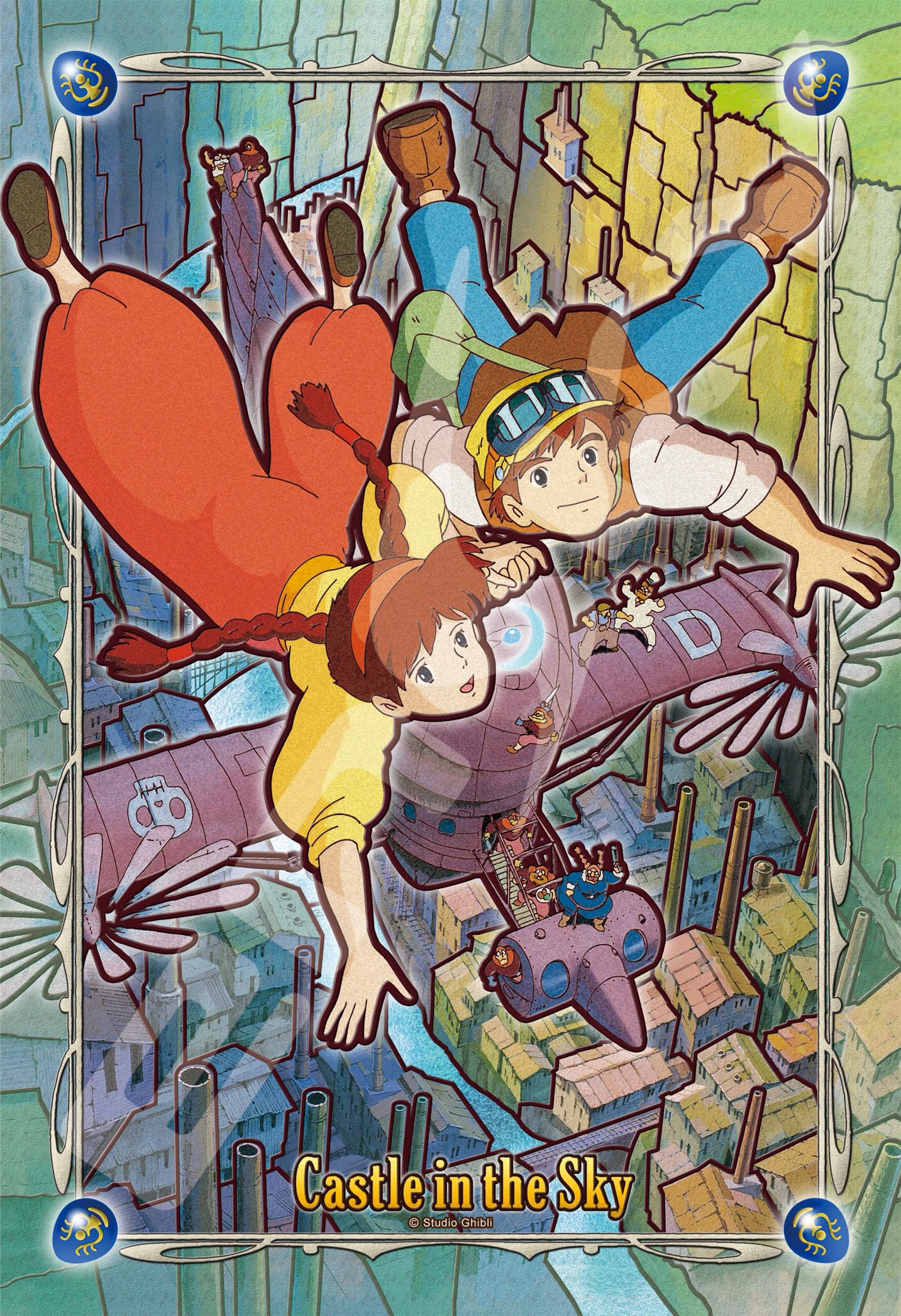 ENSKY Laputa Castle in the Sky The Power of the Flying Stone Art Crystal Jigsaw Puzzle 300 Pieces ART CRYSTAL JIGSAW 300-AC040