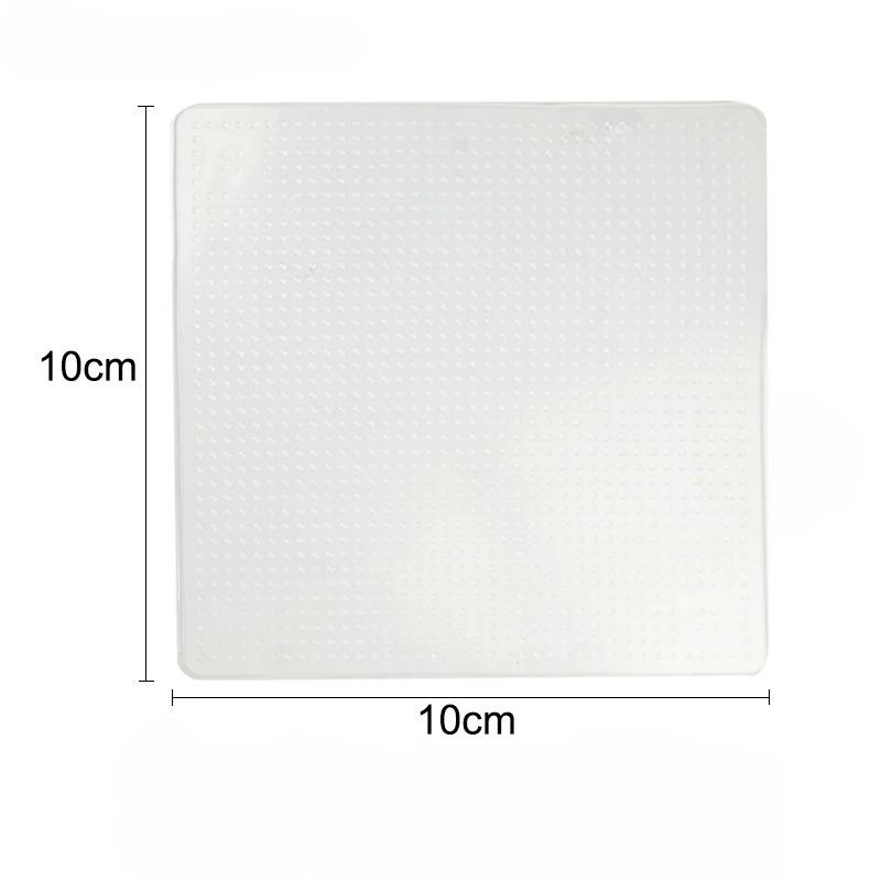 

Силіконові багаторазові контейнери для зберігання їжі, силіконові кришки, харчова плівка, кришка для захисту від бризок для мікрохвильової печі, можна мити в посудомийній машині, не містять BPA, кухонне приладдя 10*10CM