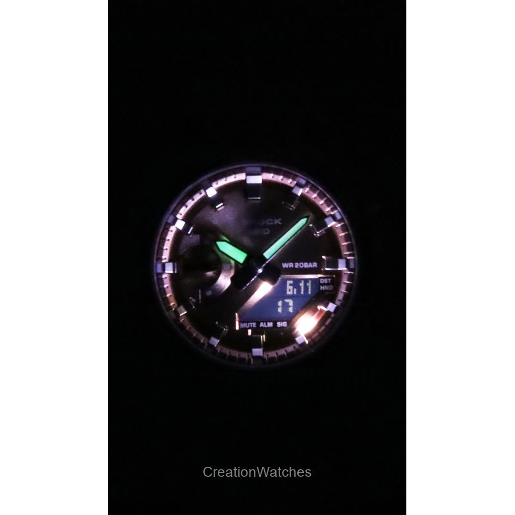 Casio G-Shock Analog Digital Resin Strap Bronze Dial Quartz GA-2100BM-7A5 200M Unisex Watch