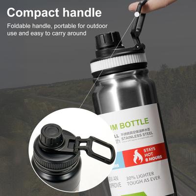 304 Edelstahl Vakuumflaschen Isolierte Wasserflasche BPA-frei Vakuumbecher für Sport Fitness Reisen