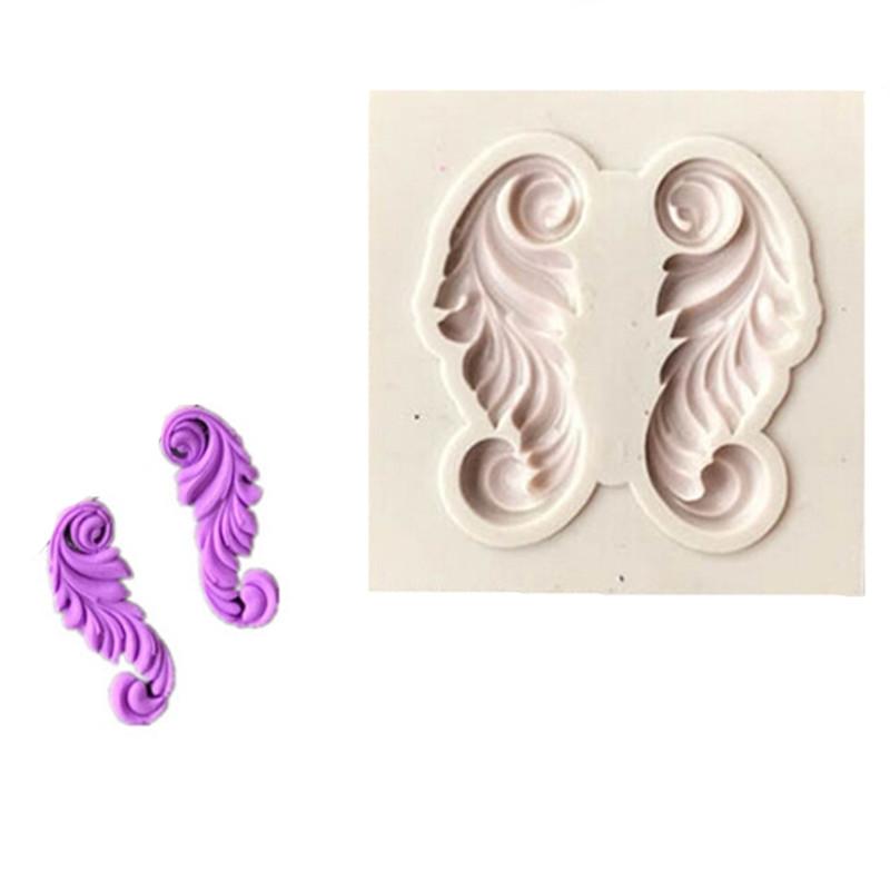 3D Silicone Molds European Style Lace Sugarcraft Fondant Chocolate Mold Cake Decorating Tool Silicone Cake Vintage Relief Border